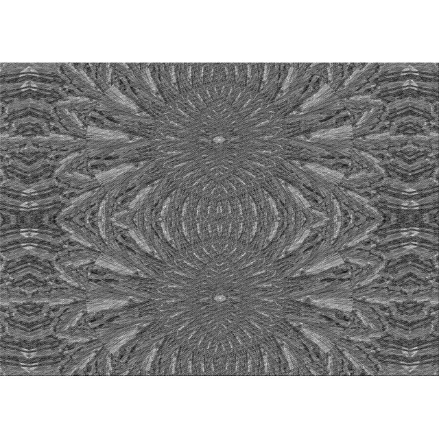 Ahgly Company Tapis d'Intérieur Rectangulaire Transitionnel Noir Lavable à la Machine, 4 Pieds x 6 Pieds