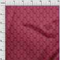 thumbnail image 2 of oneOone Polyester Lycra Fabric Floral Block Printed Fabric 1 Yard 56 Inch Wide, 2 of 4