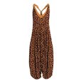 thumbnail image 2 of drppepioner Femmes Grande Taille Liquidation Femmes Décontracté Boho Imprimé Combishort Long Combinaison Sans Bretelles Sans Manches Combinaison, 2 of 4