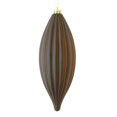 thumbnail image 1 of Vickerman M183275M 8 Po. Ornement Ligne Mate Chocolat 4 par Sac, 1 of 3