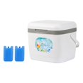 thumbnail image 1 of S SERENABLE 15L Leak Resistant Portable Cooler Box for Men Women Cold/Hot Drinks Concert White, 1 of 9