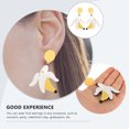 thumbnail image 4 of MasteelfCA 1 Pair Weird Banana Earrings Fruit Dangle Drop Earrings Dangle Earrings for Women, 4 of 7