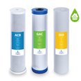 thumbnail image 1 of Express Water FLTWH2045CGS1 Whole House Replacement Water Filter Set, 20" x 4.5", White, 1 of 9