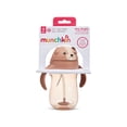 thumbnail image 1 of Munchkin Any Angle Spill Proof Weighted Straw Trainer Cup, Transition Sippy Cups for Toddlers and Babies, Click Lock Technology & Fun Dog Design, 10 Ounce, Brown, 1 of 8