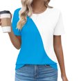 thumbnail image 2 of Birdeem Womens Round Neck Fashionable Casual Short Sleeved Spring/Summer Top, 2 of 12