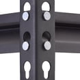 thumbnail image 2 of Muscle Rack Heavy-Duty 36"W x 18"D x 72"H 5-Tier Steel Shelving, Black., 2 of 8