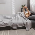 thumbnail image 4 of Yhmxh Throw Blanket for Couch Cotton Bed Blanket Twin Cotton Thermal Blanket Bed Throw Breathable Soft Comfortable Blanket For All Season Soft Cozy Fluffy Blanket Lightweight Travel Blanket, 4 of 6