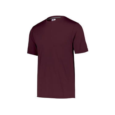 Russell Athletic T-Shirt de Performance pour Hommes, Marron, Large