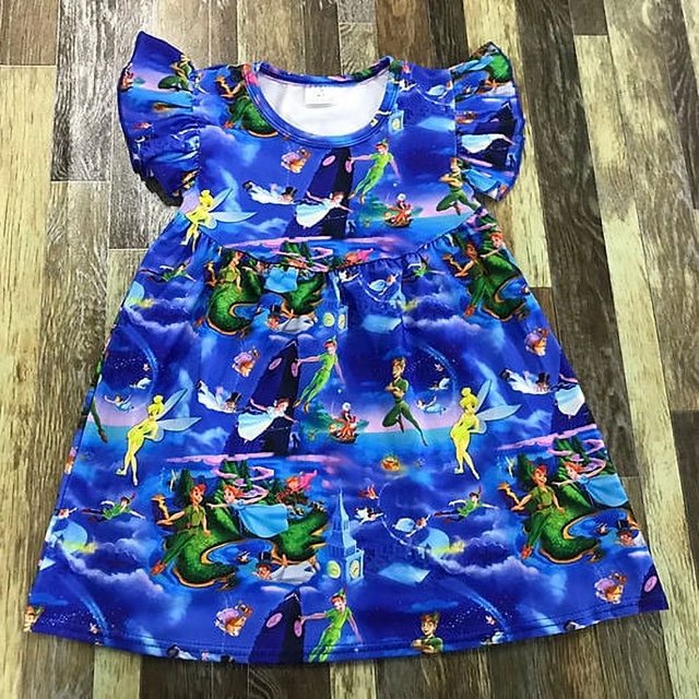 Peter Pan Robe en Coton pour Tout-Petits 2 Ans et Plus