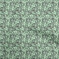 thumbnail image 1 of oneOone Cotton Poplin Twill Mint Green Fabric Florals Craft Projects Decor Fabric Printed By The Yard 56 Inch Wide-RZ, 1 of 4