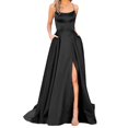 thumbnail image 1 of Ketyyh-chn99 Robes de Soirée pour Femmes Robes de Soirée pour Mariage Maxi Robe de Soirée Élégante Taille Haute Robe de Fête de Mariage Robe Longue Noir,TG, 1 of 5