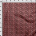 thumbnail image 4 of oneOone Rayon Red Fabric Asian Tie & Dye Craft Projects Decor Fabric Printed By The Yard 56 Inch Wide, 4 of 4