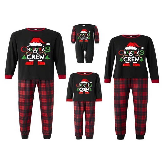Pyjamas Assortis pour la Famille 2023 Pyjamas de Noël Ensemble de Pyjamas de Noël pour la Famille Ensemble de Pyjamas de Noël