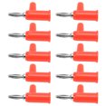 thumbnail image 3 of Banana Connector, Brass Material Banana Plug 4mm/0.2in Diameter Simple Installation  For Security Accessories Red, 3 of 8
