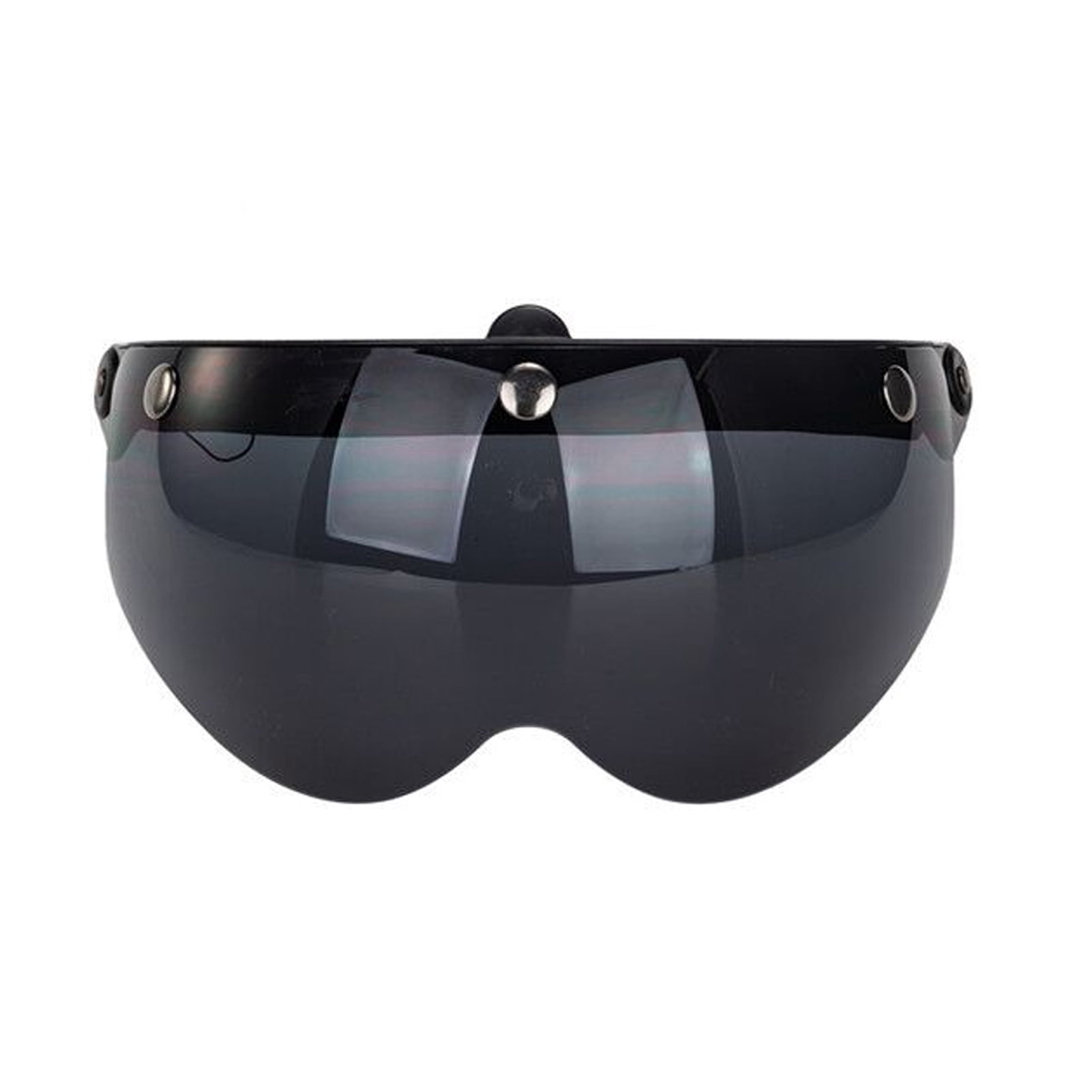 Universal Windproof 3-Snap Motorcycle Helmet Visor Front Flip Up Visor Wind Shield Lens For Motorcycle Helmet Sunglasses