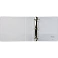 thumbnail image 2 of TOPS PRODUCTS 86397 School Smart Polypropylene Round Ring View Binder, 3 Inches, White, 2 of 3