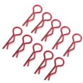 thumbnail image 3 of Ymiko RC Shell Clips Pins,RC Body Clips,10Pcs 8.3MM RC Car Shell Clip R‑Shape Metal Body Clips Pins for 1/5 1/6 1/8 1/10 RC Car, 3 of 8