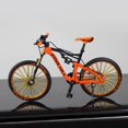 thumbnail image 3 of Scale Model Mountain Bike Vehicles Decor Kids Toys Orange, 3 of 6
