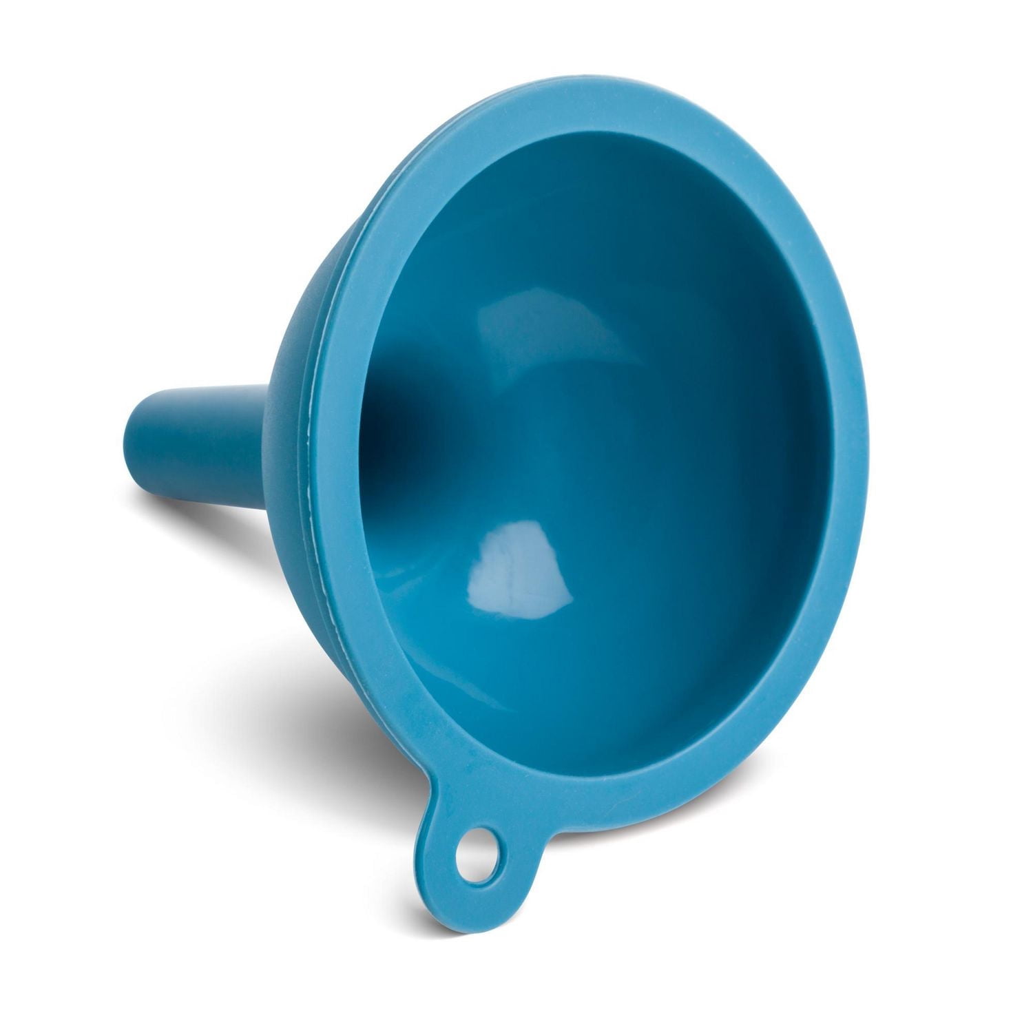 Thyme & Table Entonnoir en Silicone Bleu