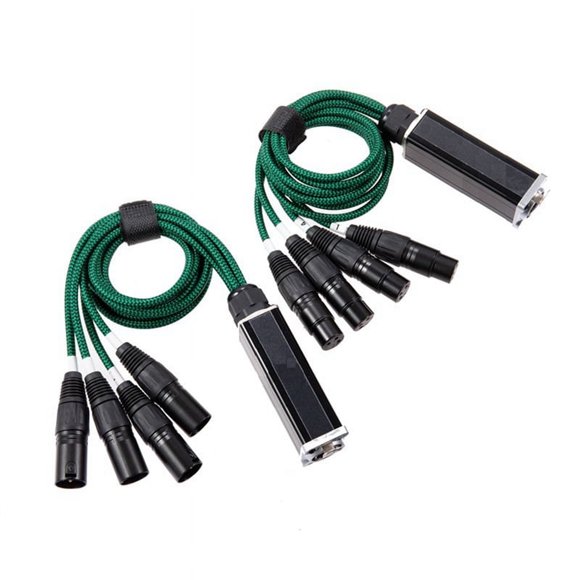 1Pair 4-Channel 3-Pin XLR to RJ45 Ethernet Network DMX Signal Extender