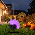 thumbnail image 2 of Halloween Decorations Witches Cauldron, Black Witch Cauldron, Large Plastic Cauldron For Halloween Decorations Outdoor & Indoor, 8 Inch Cauldron Halloween Decor, 2 of 7