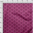 thumbnail image 3 of oneOone Rayon Dark Magenta Fabric Asian Block Print Sewing Material Print Fabric By The Yard 56 Inch Wide, 3 of 4