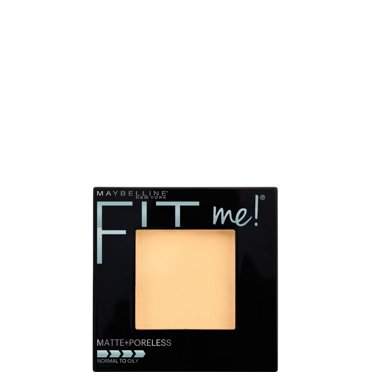Maybelline New York Fit Me Matte + Poreless Powder, Compact Face Powder with Long Lasting Shine Control, for Normal to Oily Skin, Porcelain, 110, 8.5 g