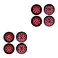 thumbnail image 3 of Decodeary Inline Skate Wheel PU Wear-Resistant 58mm Wheels Replacement 82A Black+Red 58x58x32mm 2Set, 3 of 6