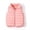 Pink, variant on WENXIAOO Kids Puffer Vest Boys Vest Lightweight Cute Jackets Sleeveless Warm Fleece Outerwear for Little Girls 8-9 Years
