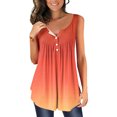 thumbnail image 1 of SMihono Hauts pour Femmes Débardeur pour Femmes Débardeur Décontracté Imprimé Régulier Col en V Sans Manches Débardeur pour Femmes Hauts d'Été pour Femmes, 1 of 5
