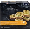 thumbnail image 1 of Our Finest Mini Quiche Collection, 1 kg, 1 of 5