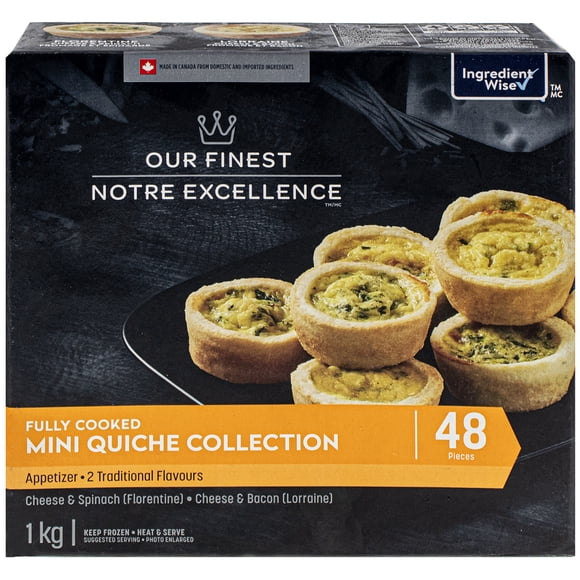 Our Finest Mini Quiche Collection, 1 kg
