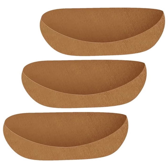 Savings! Gspmoly 3Pcs Half Round Flower Pot Padding Fabric Padding Reusable Garden Flower Basket Padding Replacement Padding Savings