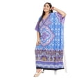 thumbnail image 2 of Caftans Longs pour Femmes Grande Taille Robe Caftan Robe de Soirée Fête Été Plage Robe d'Été Manches Kimono Longues Robes Décontractées en Ligne, 2 of 6