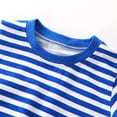 thumbnail image 5 of WRKEKC T-Shirts pour Garçons, Hauts d'Été pour Garçons, T-Shirts de Sport à Manches Courtes Décontractés d'Été pour Enfants à Col Rond à Rayures Imprimées, 5 of 5