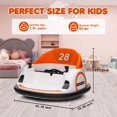 thumbnail image 3 of EDTara 12V Electric Ride On Bumper Car for Toddlers, Remote Control, LED Lights, 360 Degree Spin, Battery Display, Music, Perfect Toy Gift, 3 of 7