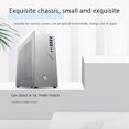 thumbnail image 4 of Mini ITX Computer Case All Aluminum Soft HTPC Single Slot Case with ITX Computer Case TX02 Mini Desktop Case, 4 of 7