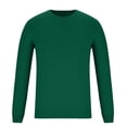 thumbnail image 4 of cfhntfmh Sweaters for Men Soft Crewneck Basic Thermal Shirts Comfy Long Sleeve Knitted Pullover Sweaters Fall Winter Loungewear, 4 of 6