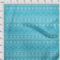 thumbnail image 4 of oneOone Polyester Spandex Sky Blue Fabric Block Craft Projects Decor Fabric Printed By The Yard 56 Inch Wide-KS, 4 of 5