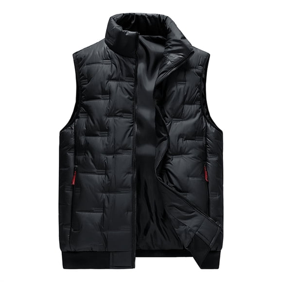 Pisexur Jackets for Men Work Jacket Standing Collar Multiple Pockets Outdoor Photography/Sports Jacket Coat Black,L