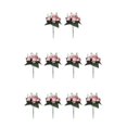 thumbnail image 1 of Youkk 2pcs Easy To Clean – Realistic Appearance – Artificial Flowers For Wedding pink 5Set, 1 of 6