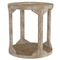 thumbnail image 1 of Table d’appoint rustique moderne en bois massif, naturel vieilli, 1 of 7