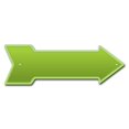 thumbnail image 1 of SignMission P-ARROW8-999772 8 x 24 Po Grand Signe de Flèche Vert Citron, 1 of 4
