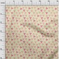 thumbnail image 2 of oneOone Silk Tabby Fabric Triangle Block Print Fabric By The Yard 42 Inch Wide, 2 of 4