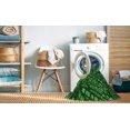thumbnail image 2 of Ahgly Company Tapis d'Intérieur Ronds Lavables à la Machine, Style Transitionnel, Vert Émeraude Profond, 3 Pieds Rond, 2 of 7