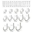 thumbnail image 5 of suyin 50/60/70Pcs Fishhook Fish Treble Catfish Circle Hooks For Soft Lure Carbon Steel, 5 of 5