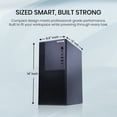 thumbnail image 2 of AQVIN Mini Tower Business Desktop PC Windows 11 Pro  - Intel core i7 Processor Up to 4.70GHz/ 32GB RAM/ 512GB NVMe SSD/ WiFi Bluetooth/ keyboard Mouse - MTX60, 2 of 5