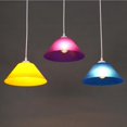 thumbnail image 2 of Milaget Suspension Moderne en Forme de Cône Abat-Jour Lustre Jaune, 2 of 9