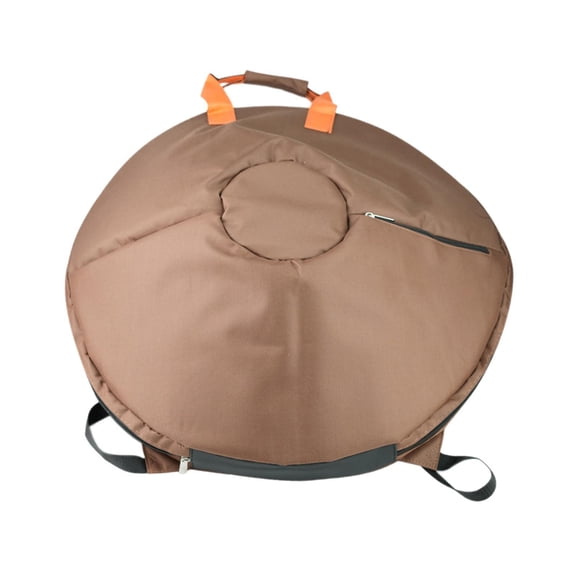 pitrice Sac pour Tambour à Main Percussion Sac à Dos Professionnel 22 Tambour à Main Sac pour Tambour Brun Brun Diamètre 56 cm