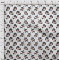 thumbnail image 3 of oneOone Polyester Lycra Fabric Leaves & Floral Block Print Fabric By Yard 56 Inch Wide, 3 of 4